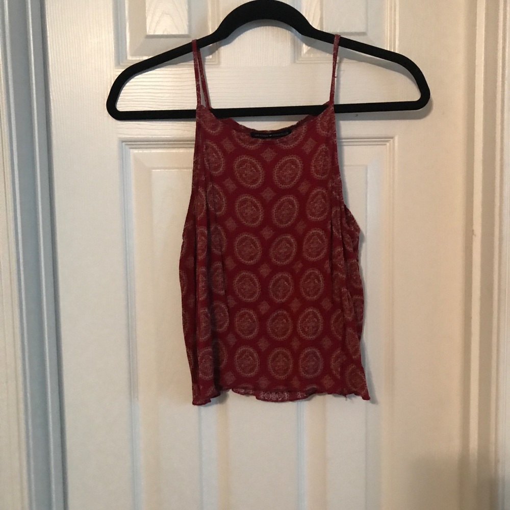 brandy melville red tank